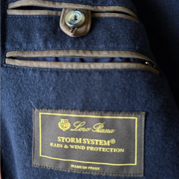 Loro Piana Storm System Goose Down Jacket – Navy, Size M - Picture 4 of 8